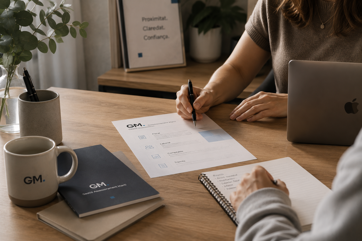 Atenció propera i assessorament personalitzat a Gestió Assessorament Martí